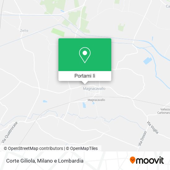 Mappa Corte Giliola