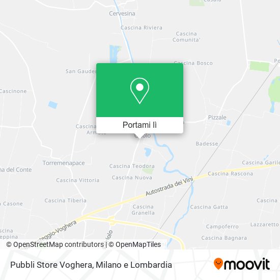 Mappa Pubbli Store Voghera