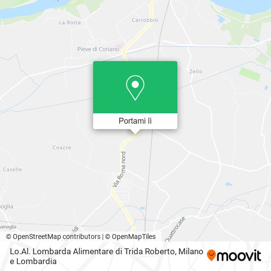 Mappa Lo.Al. Lombarda Alimentare di Trida Roberto