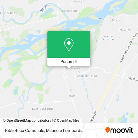 Mappa Biblioteca Comunale