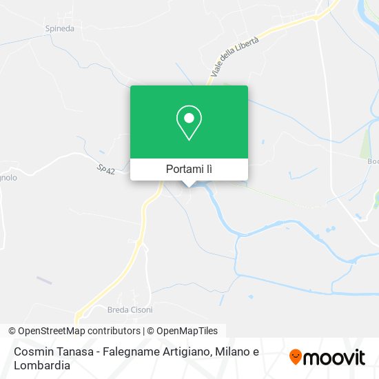 Mappa Cosmin Tanasa - Falegname Artigiano