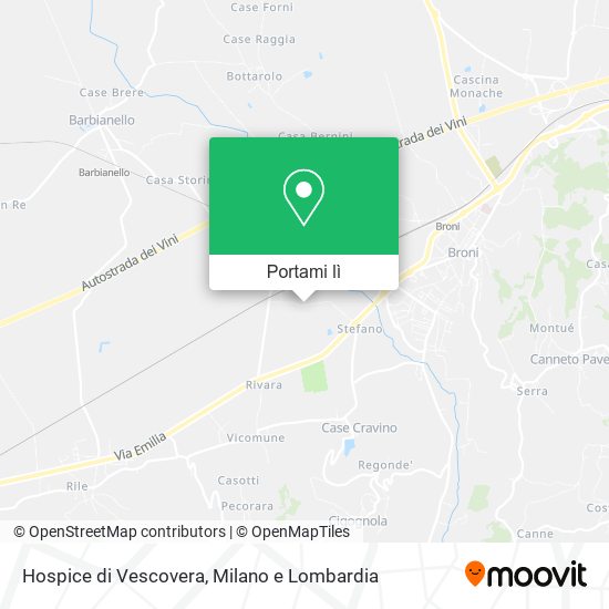 Mappa Hospice di Vescovera