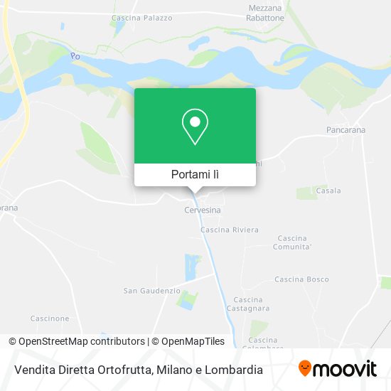 Mappa Vendita Diretta Ortofrutta