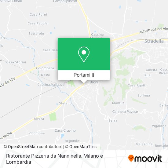 Mappa Ristorante Pizzeria da Nanninella