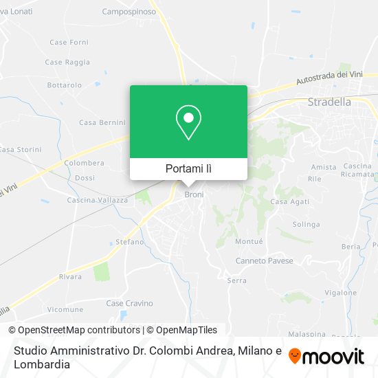 Mappa Studio Amministrativo Dr. Colombi Andrea
