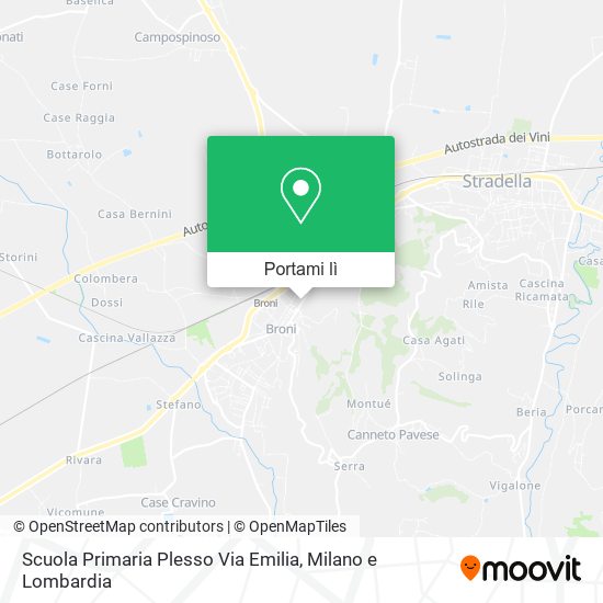 Mappa Scuola Primaria Plesso Via Emilia