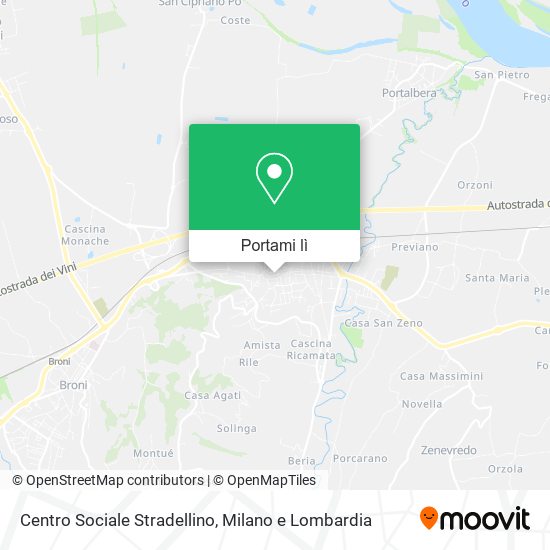 Mappa Centro Sociale Stradellino