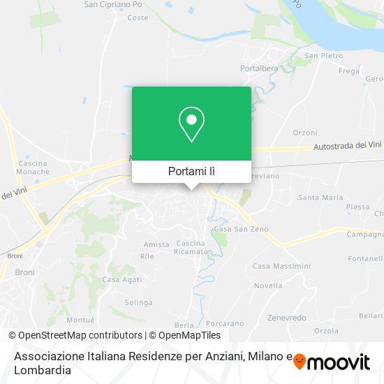 Mappa Associazione Italiana Residenze per Anziani