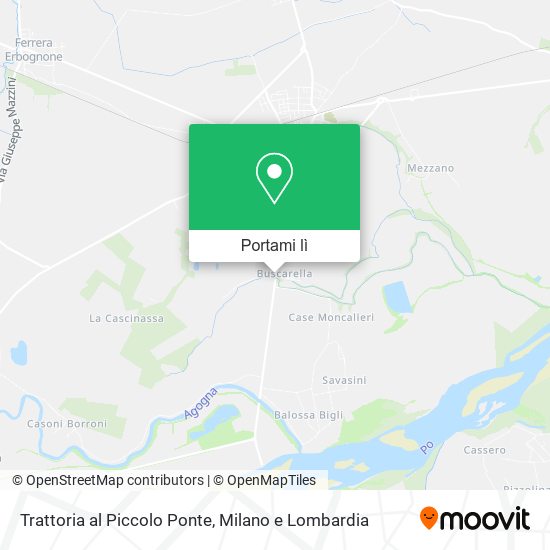 Mappa Trattoria al Piccolo Ponte