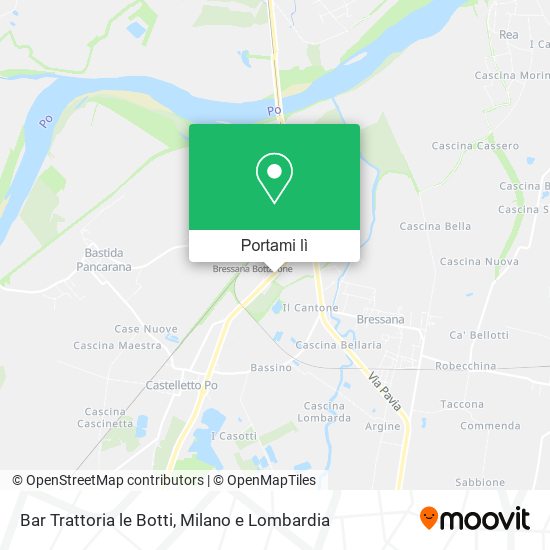 Mappa Bar Trattoria le Botti
