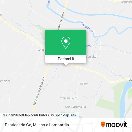 Mappa Pasticceria Ge
