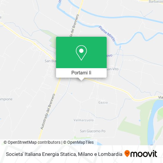 Mappa Societa' Italiana Energia Statica