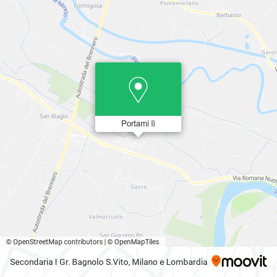 Mappa Secondaria I Gr. Bagnolo S.Vito