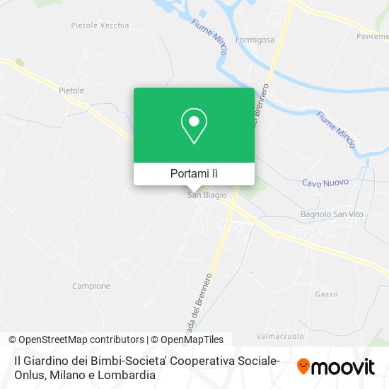 Mappa Il Giardino dei Bimbi-Societa' Cooperativa Sociale-Onlus