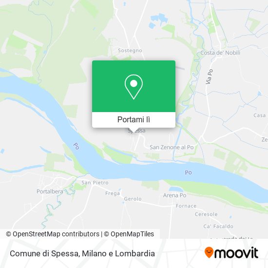 Mappa Comune di Spessa