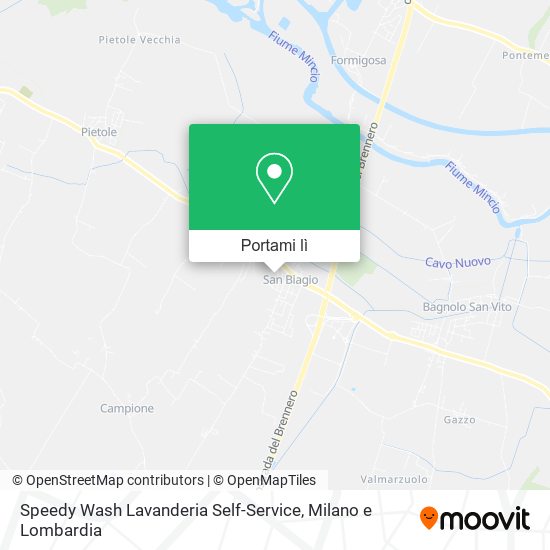 Mappa Speedy Wash Lavanderia Self-Service