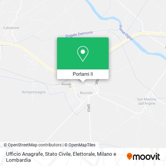 Mappa Ufficio Anagrafe, Stato Civile, Elettorale