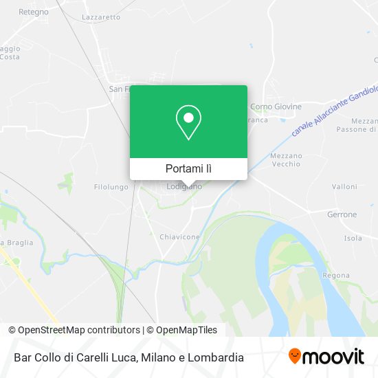 Mappa Bar Collo di Carelli Luca