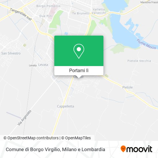 Mappa Comune di Borgo Virgilio