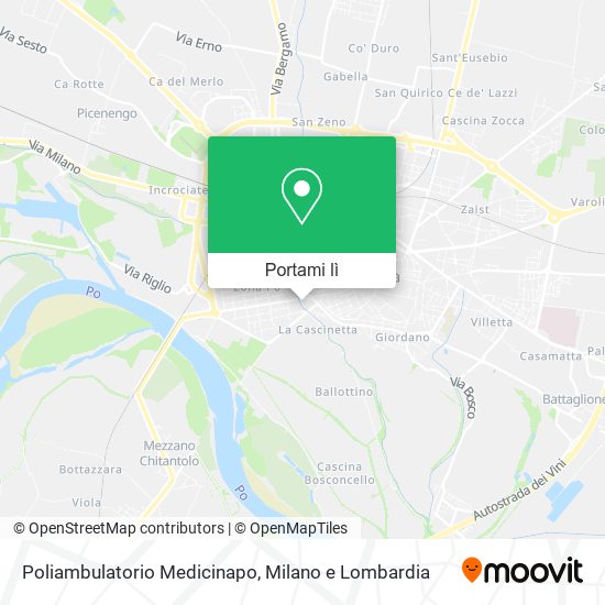 Mappa Poliambulatorio Medicinapo