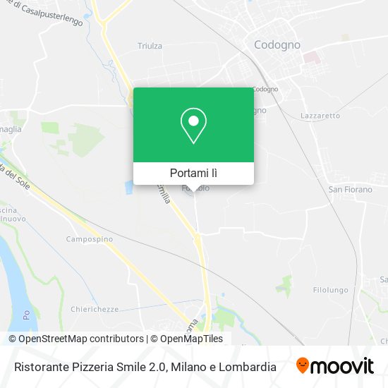 Mappa Ristorante Pizzeria Smile 2.0