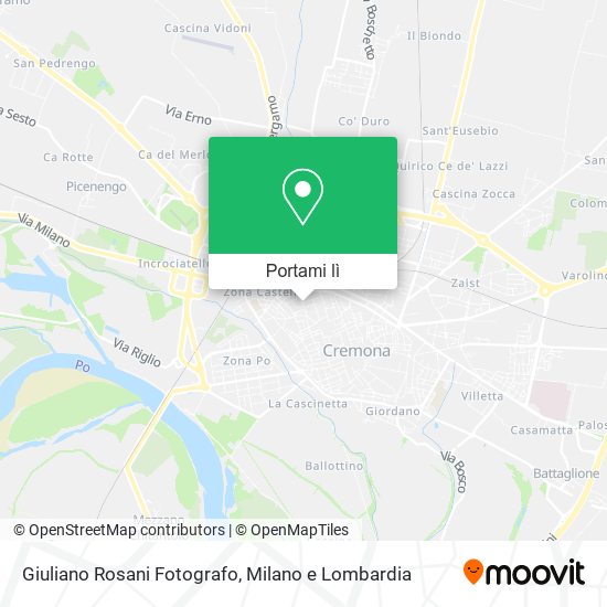 Mappa Giuliano Rosani Fotografo
