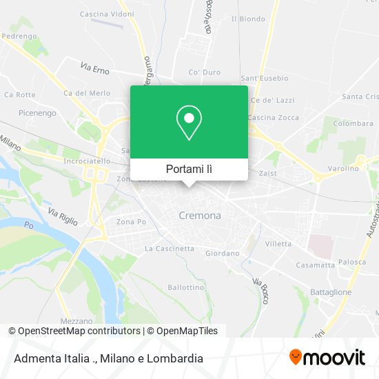 Mappa Admenta Italia .