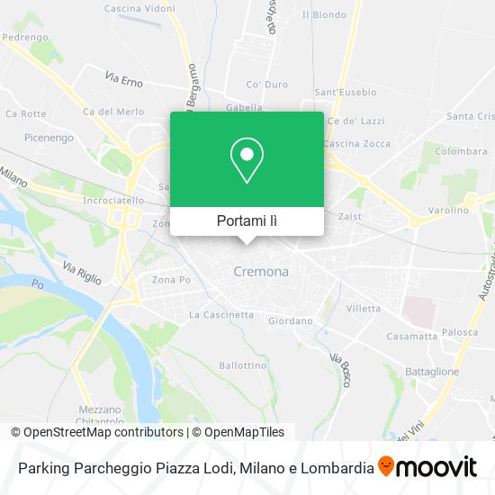 Mappa Parking Parcheggio Piazza Lodi