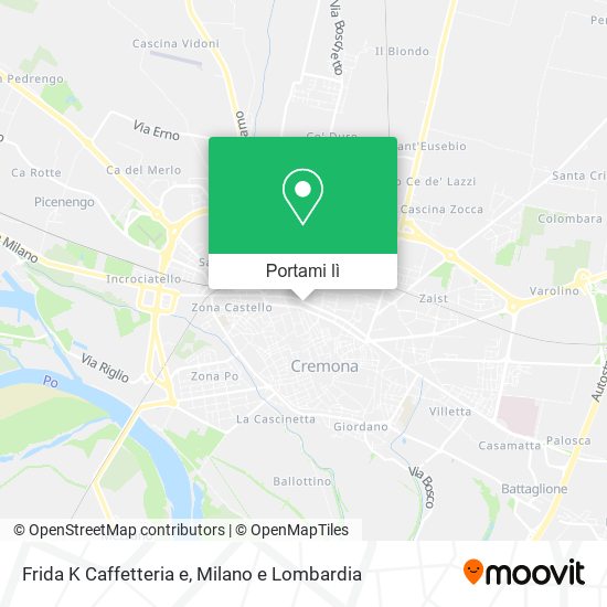 Mappa Frida K Caffetteria e