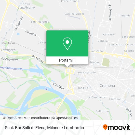 Mappa Snak Bar Salli di Elena