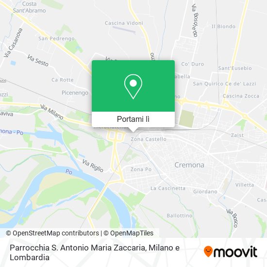 Mappa Parrocchia S. Antonio Maria Zaccaria