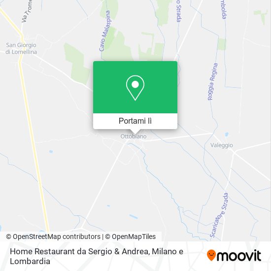 Mappa Home Restaurant da Sergio & Andrea