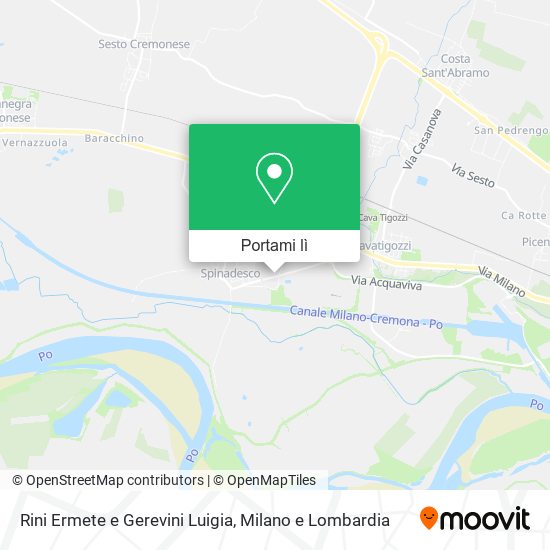 Mappa Rini Ermete e Gerevini Luigia