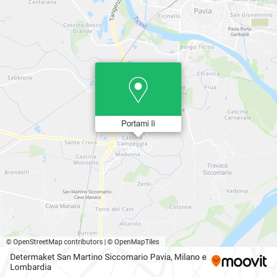 Mappa Determaket San Martino Siccomario Pavia