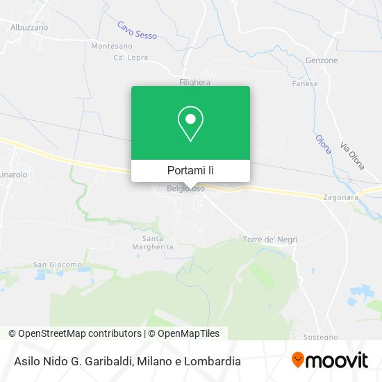 Mappa Asilo Nido G. Garibaldi