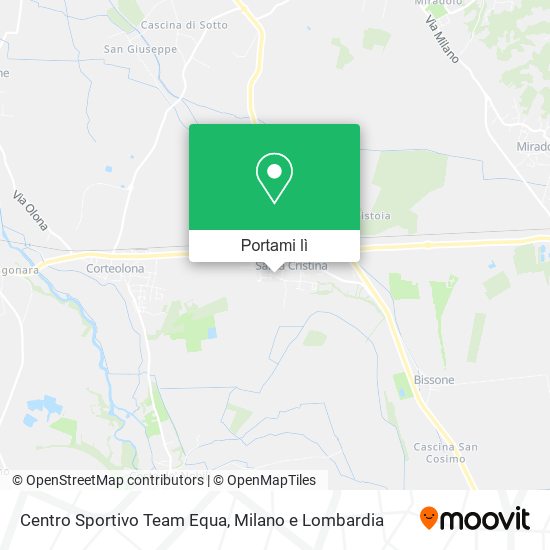 Mappa Centro Sportivo Team Equa