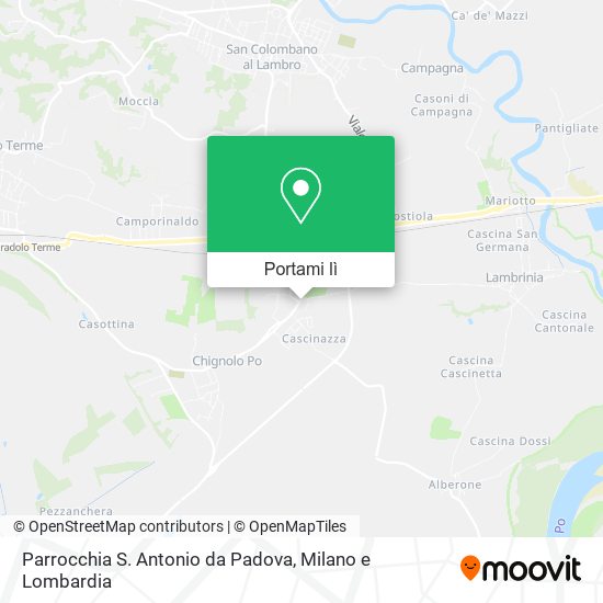 Mappa Parrocchia S. Antonio da Padova