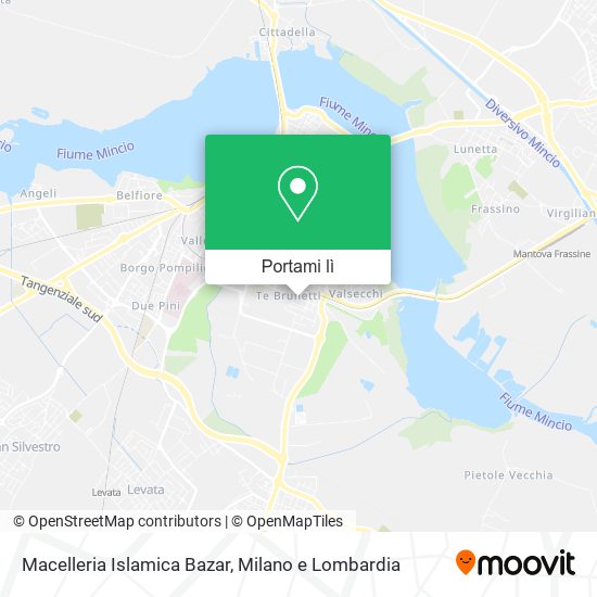 Mappa Macelleria Islamica Bazar