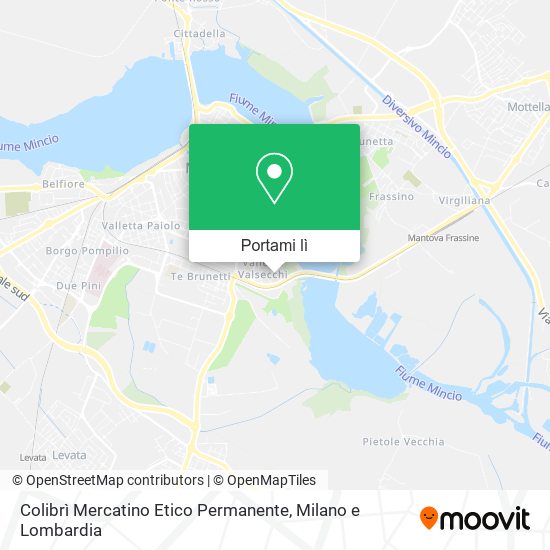 Mappa Colibrì Mercatino Etico Permanente