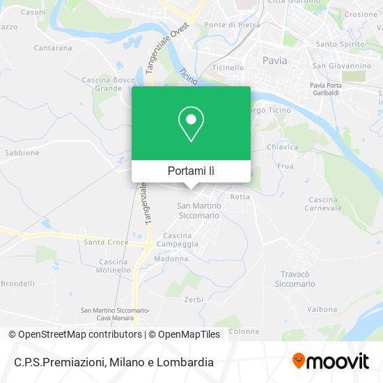 Mappa C.P.S.Premiazioni