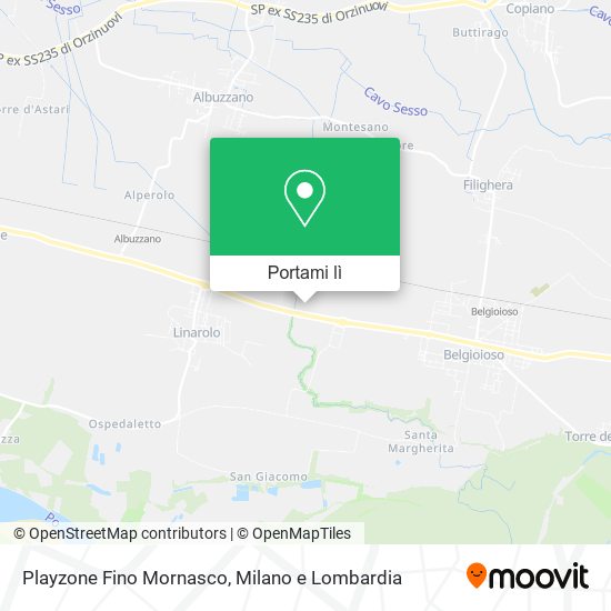 Mappa Playzone Fino Mornasco