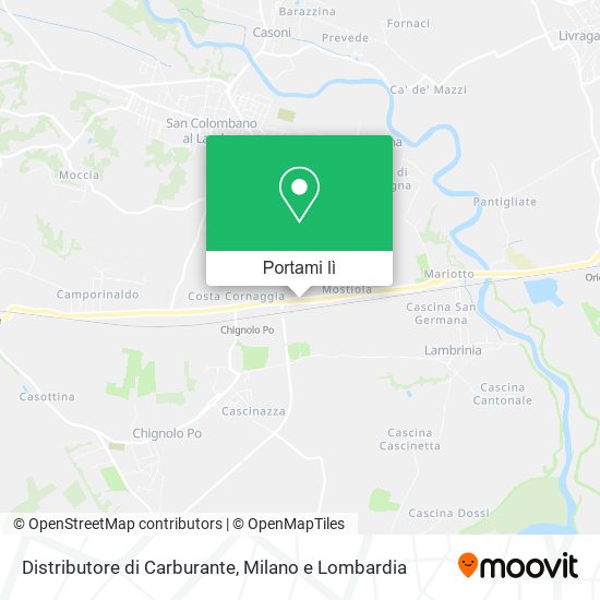 Mappa Distributore di Carburante