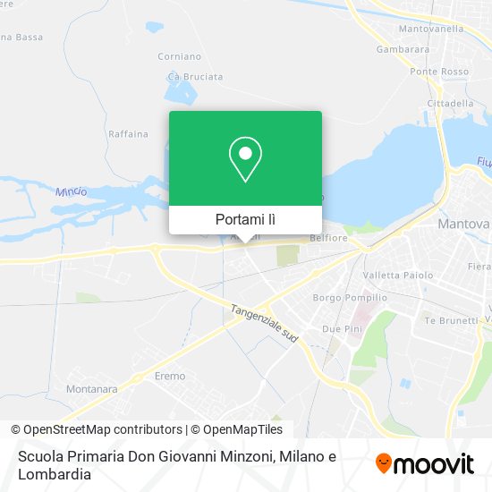 Mappa Scuola Primaria Don Giovanni Minzoni