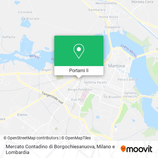 Mappa Mercato Contadino di Borgochiesanuova
