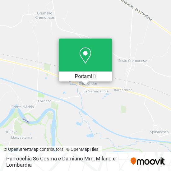 Mappa Parrocchia Ss Cosma e Damiano Mm