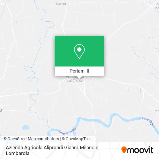 Mappa Azienda Agricola Aliprandi Gianni