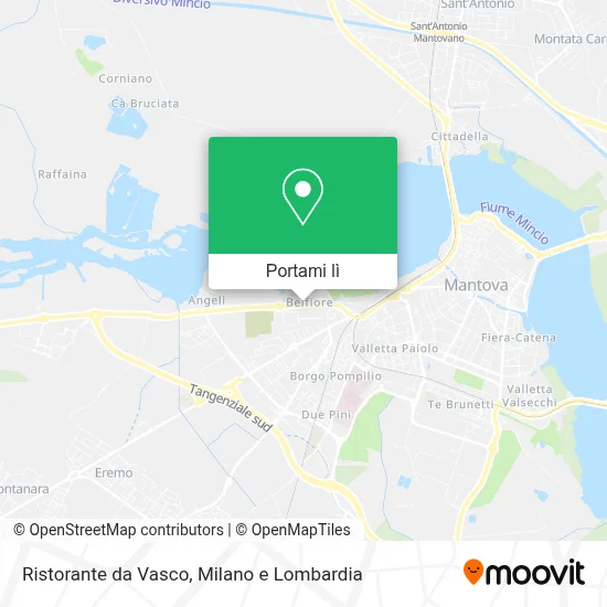 Mappa Ristorante da Vasco