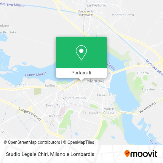 Mappa Studio Legale Chiri