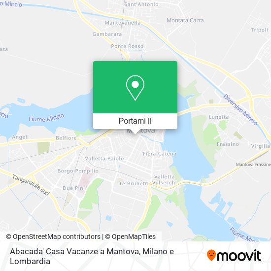 Mappa Abacada' Casa Vacanze a Mantova