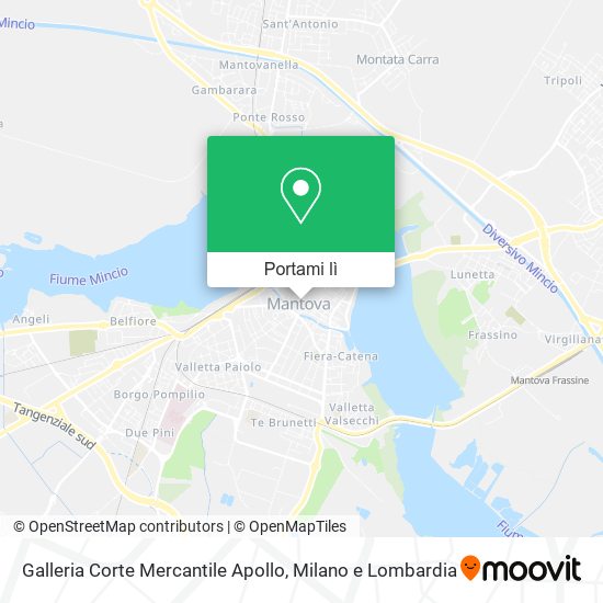 Mappa Galleria Corte Mercantile Apollo